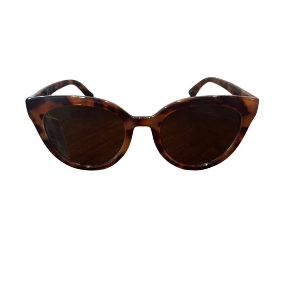 NWT Flawed J.Crew Factory Women's Rounded Frame Sunglasses Mocha Brown BJ920 - Picture 1 of 8